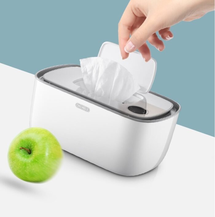 Electric Baby Wet Tissue Dispenser Paper Case Napkin Heating Storage Box Warmer Temperature Control Thermostat Wipes Heater - Image 2