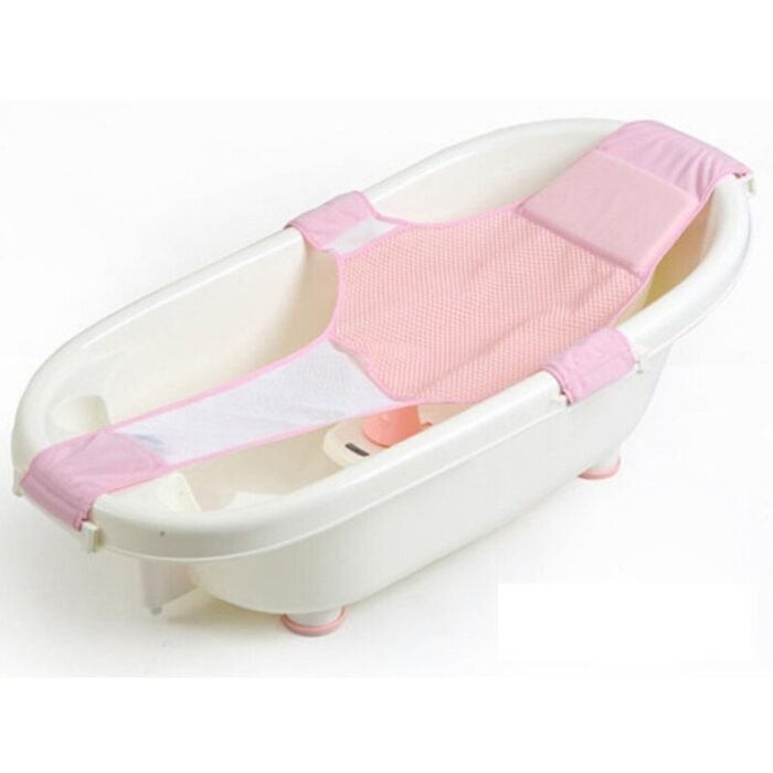 Cotton baby bath net cross non-slip light bath net newborn bath bed bath universal bath net - Image 5